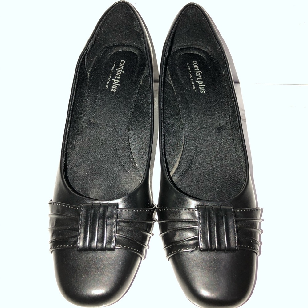 Shoes Black Faux Leather Pumps Size US 9